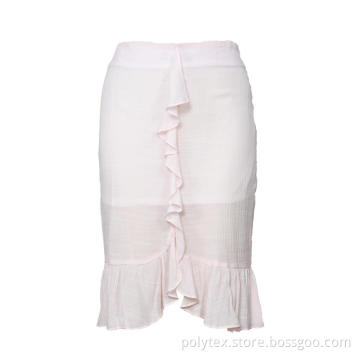 Slim Sexy Bodycon Pencil Skirt Ruffles Skirt